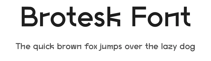 Brotesk Font by Ilya Designgsta — Display Font