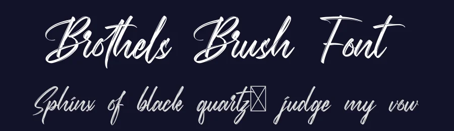 Brothels Brush Font by CalligraphyFonts.net — Script Handwritten Font — thumbnail 2