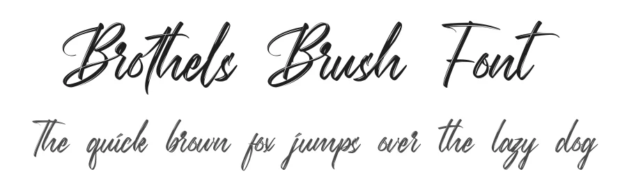 Brothels Brush Font by CalligraphyFonts.net — Script Handwritten Font