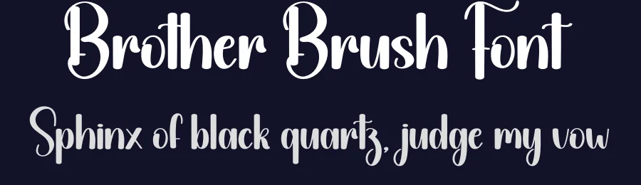 Brother Brush Font by creativeletter — Script Handwritten Font — thumbnail 2