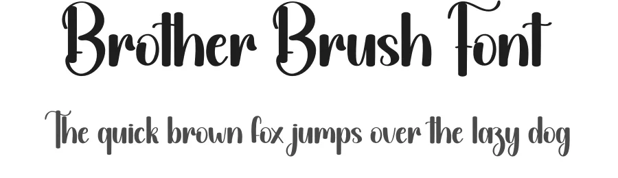 Brother Brush Font by creativeletter — Script Handwritten Font