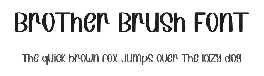 Brother Brush Font by inermediaSTUDIO — Display Font