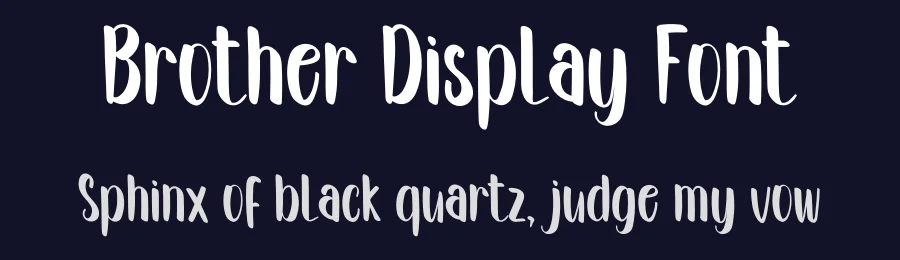 Brother Display Font by inermediaSTUDIO — Display Font — thumbnail 2