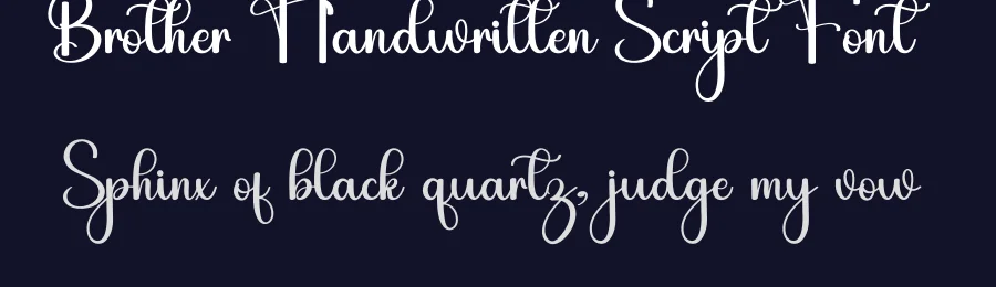 Brother Handwritten Script Font by inermediaSTUDIO — Script Handwritten Font — thumbnail 2