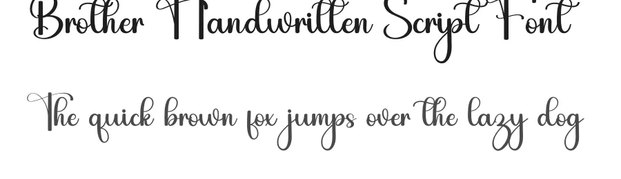 Brother Handwritten Script Font by inermediaSTUDIO — Script Handwritten Font