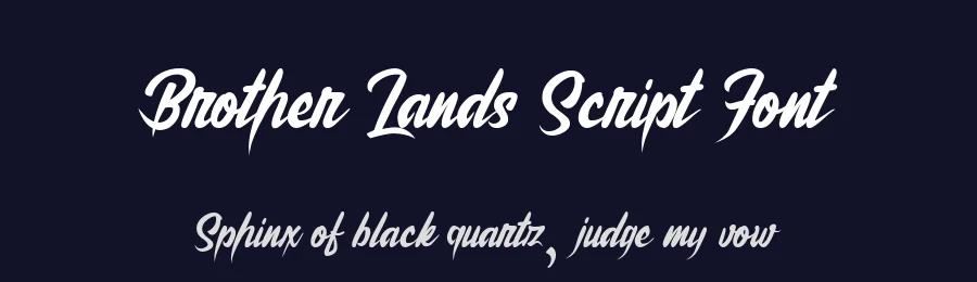 Brother Lands Script Font by typeline studio — Script Handwritten Font — thumbnail 2