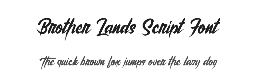 Brother Lands Script Font by typeline studio — Script Handwritten Font