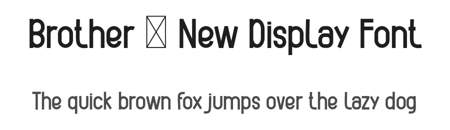 Brother – New Display Font by freshtypeink — Display Font