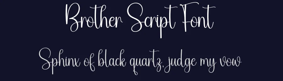 Brother Script Font by creativeletter — Script Handwritten Font — thumbnail 2