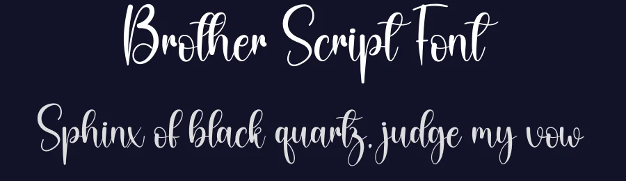 Brother Script Font by creativeletter — Script Handwritten Font — thumbnail 2