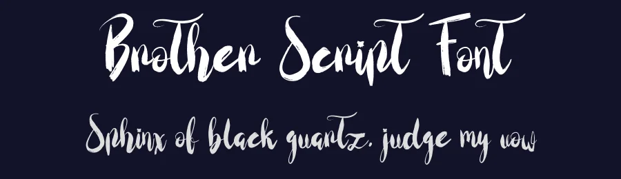 Brother Script Font by fahmistudio99 — Script Handwritten Font — thumbnail 2