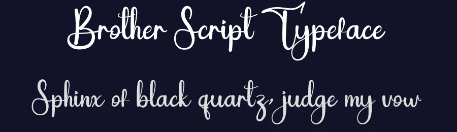 Brother Script Typeface by andikastudio — Script Handwritten Font — thumbnail 2