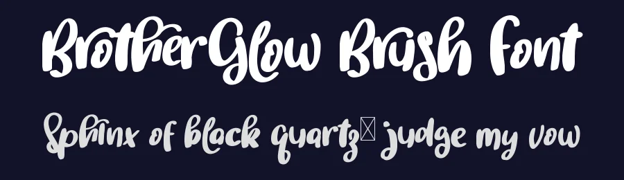 BrotherGlow Brush Font by noahtype — Script Handwritten Font — thumbnail 2