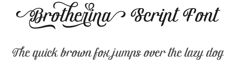 Brotherina Script Font by Situjuh Nazara — Script Handwritten Font