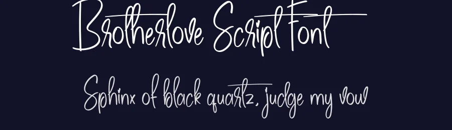 Brotherlove Script Font by creativeletter — Script Handwritten Font — thumbnail 2