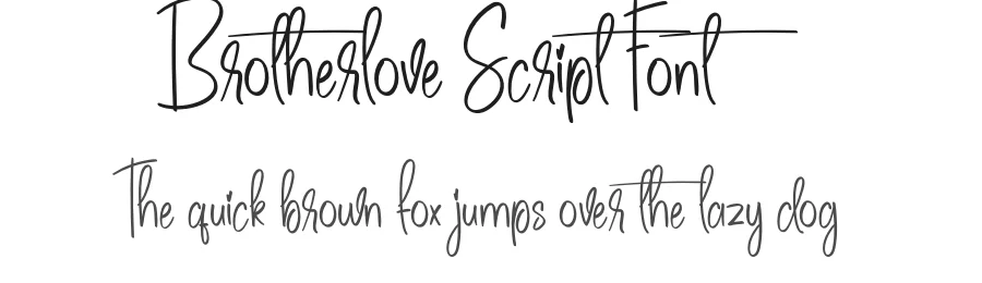Brotherlove Script Font by creativeletter — Script Handwritten Font
