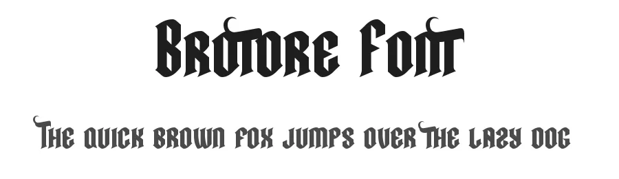 Brotore Font by noahtype — Blackletter Font