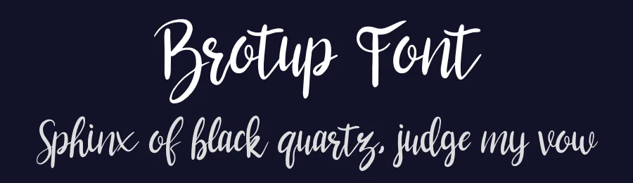 Brotup Font by khalwastudio — Script Handwritten Font — thumbnail 2