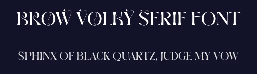BROW VOLKY Serif Font by Storytype — Serif Font — thumbnail 2