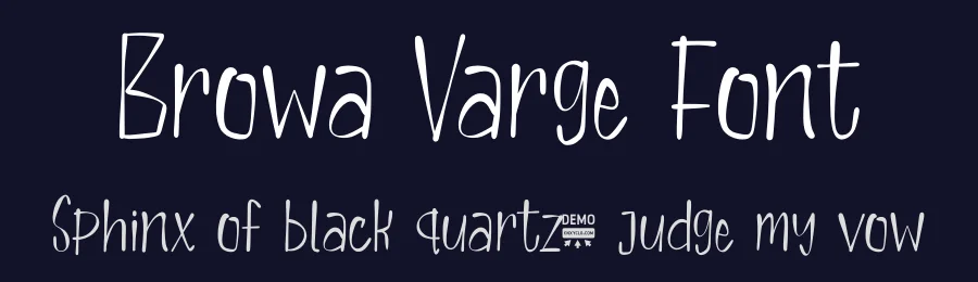 Browa Varge Font by enxyclo — Decorative Font — thumbnail 2