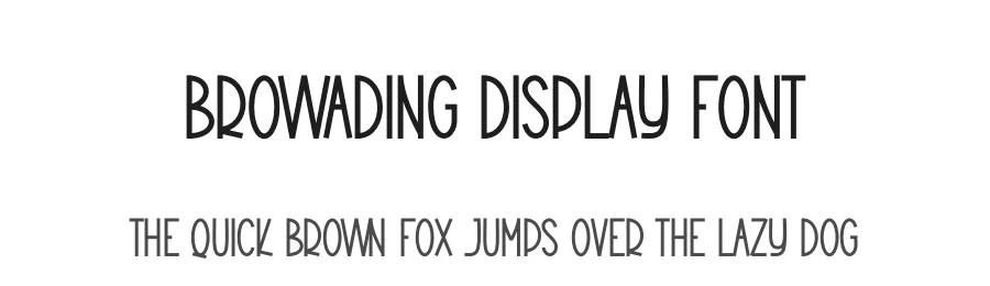 Browading Display Font by creativeletter — Display Font