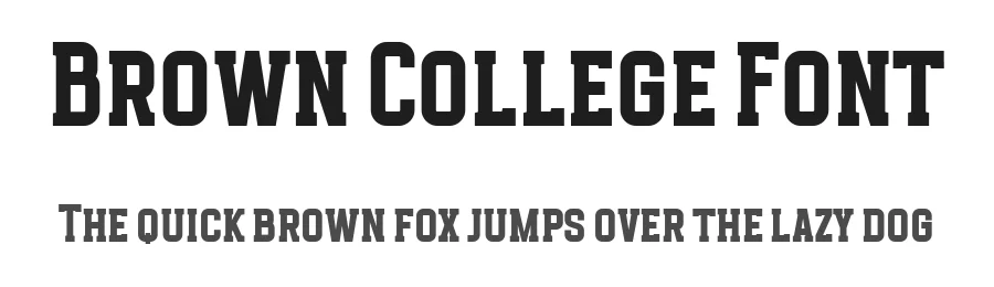 Brown College Font by Blankids Studio — Slab Serif Font