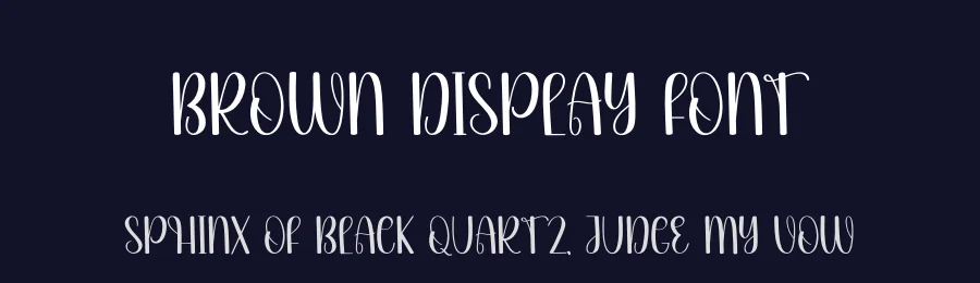Brown Display Font by andikastudio — Display Font — thumbnail 2