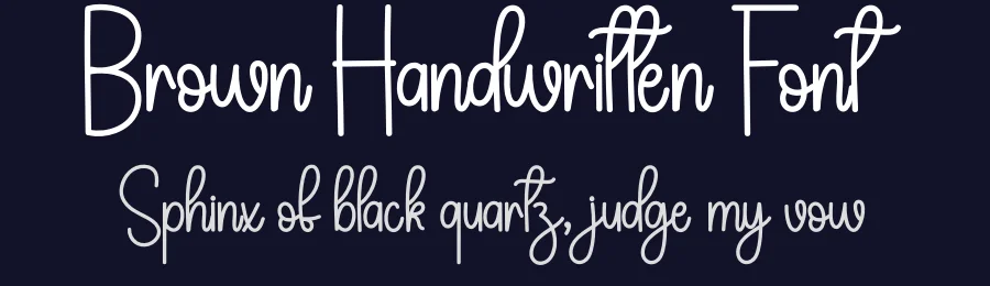 Brown Handwritten Font by andikastudio — Script Handwritten Font — thumbnail 2