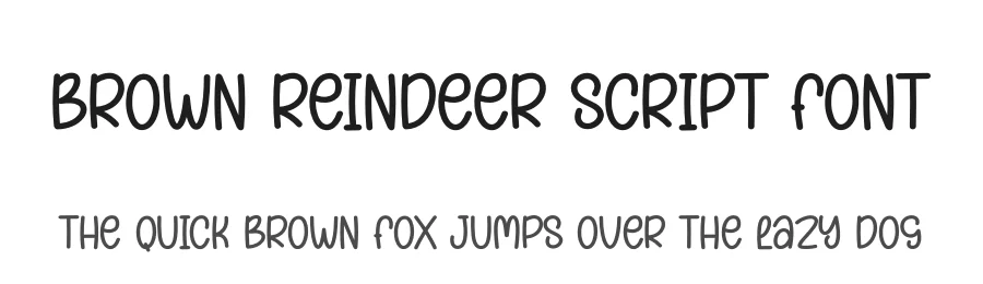 Brown Reindeer Script Font by creativeletter — Display Font