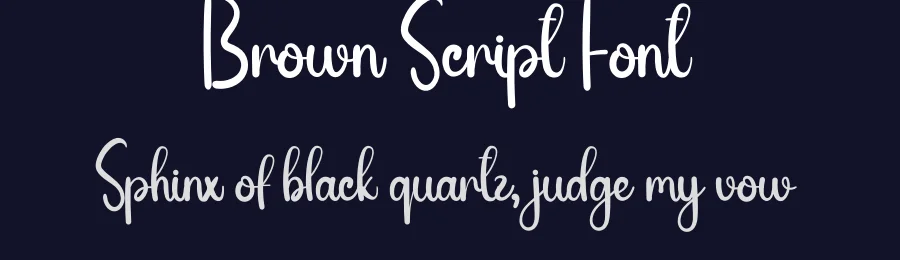 Brown Script Font by andikastudio — Script Handwritten Font — thumbnail 2