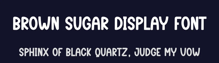 Brown Sugar Display Font by creativeletter — Display Font — thumbnail 2