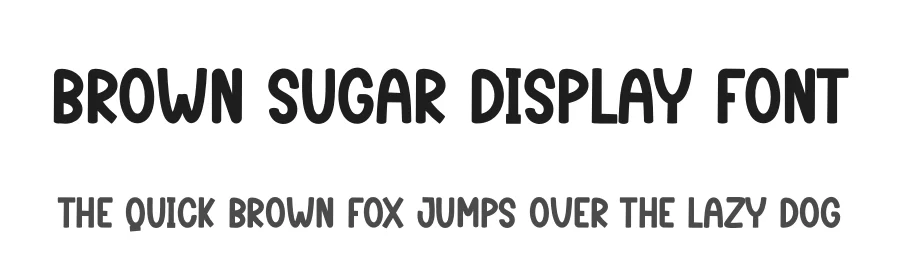 Brown Sugar Display Font by creativeletter — Display Font