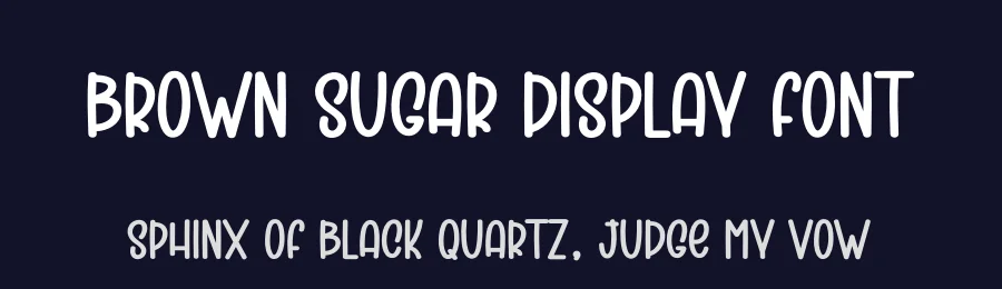 Brown Sugar Display Font by creativeletter — Display Font — thumbnail 2