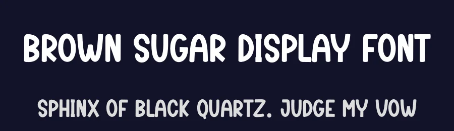 Brown Sugar Display Font by creativeletter — Display Font — thumbnail 2
