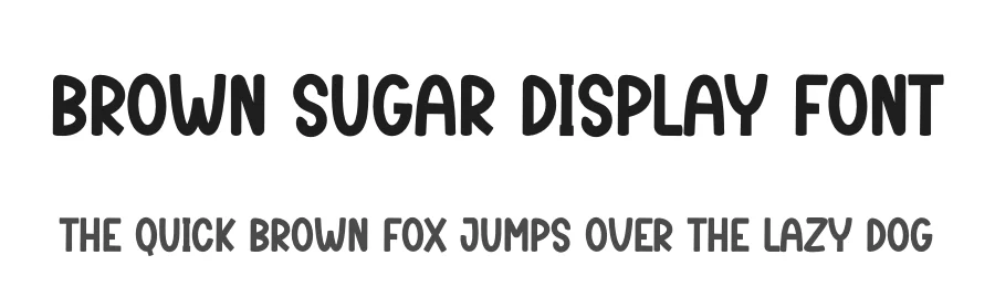 Brown Sugar Display Font by creativeletter — Display Font