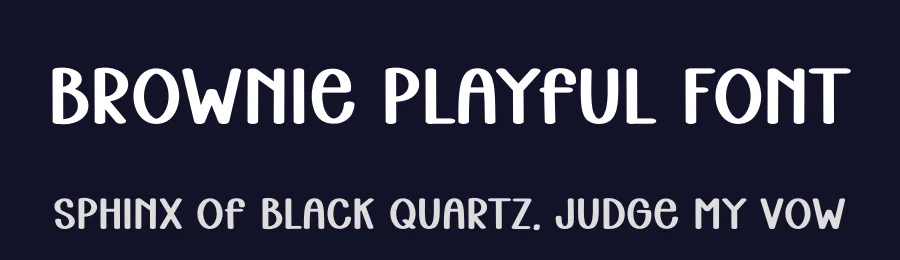 Brownie Playful Font by freshtypeink — Display Font — thumbnail 2