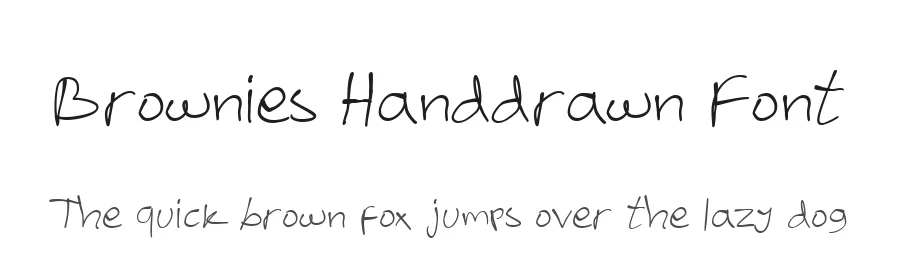 Brownies Handdrawn Font by Lettertype Studio — Script Handwritten Font