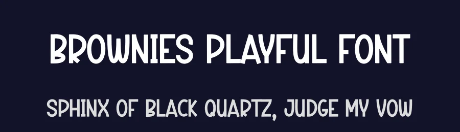 Brownies Playful Font by creativeletter — Display Font — thumbnail 2