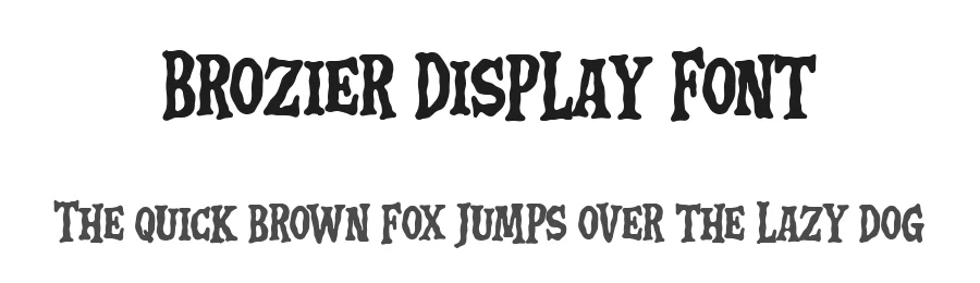 Brozier Display Font by Blankids Studio β Display Font