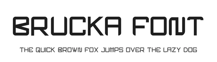Brucka Font by hayoyuka8 — Display Font