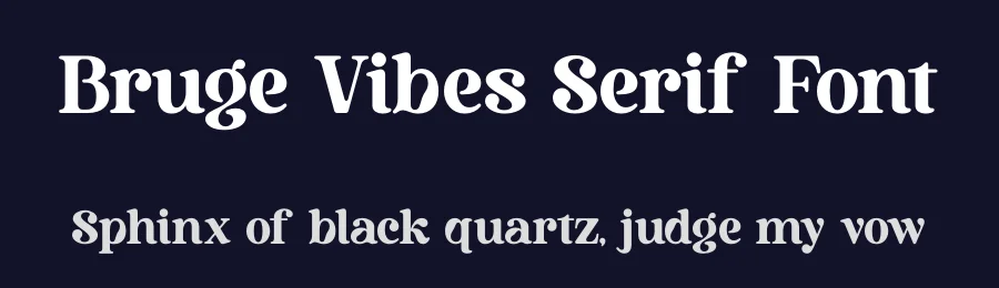 Bruge Vibes Serif Font by timelesstype.co — Display Font — thumbnail 2