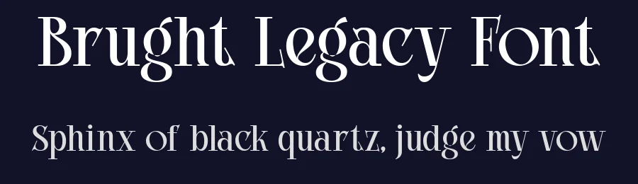 Brught Legacy Font by Say Studio — Display Font — thumbnail 2