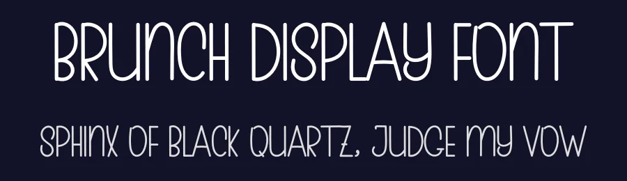 Brunch Display Font by inermediaSTUDIO — Display Font — thumbnail 2