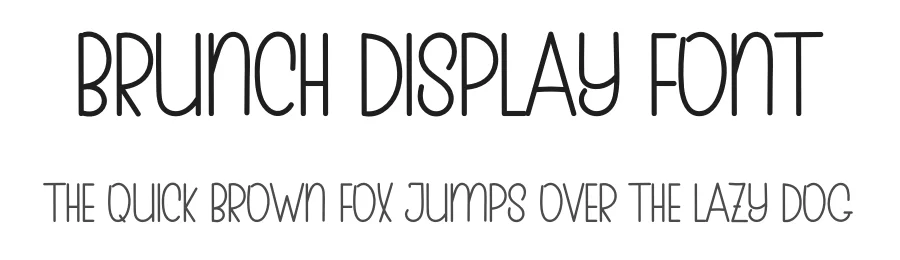 Brunch Display Font by inermediaSTUDIO — Display Font