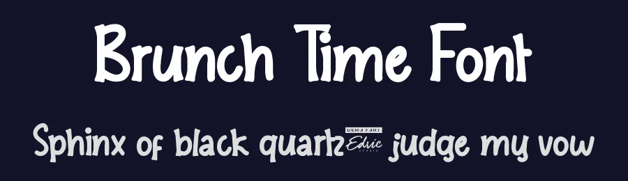 Brunch Time Font by edricstudio — Display Font — thumbnail 2
