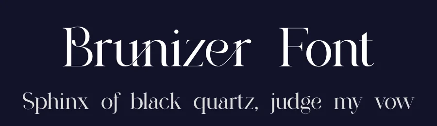 Brunizer Font by UICreative — Serif Font — thumbnail 2