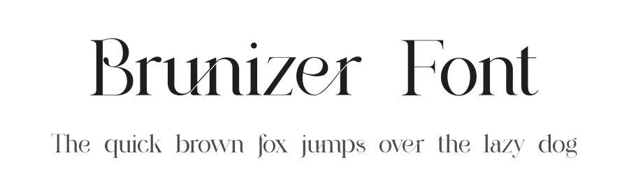 Brunizer Font by UICreative — Serif Font