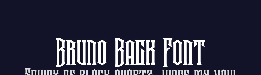 Bruno Back Font by alit design — Blackletter Font — thumbnail 2