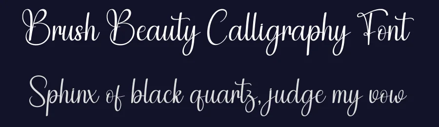 Brush Beauty Calligraphy Font by andikastudio — Script Handwritten Font — thumbnail 2