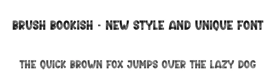 Brush Bookish – New Style And Unique Font by creativeletter — Display Font